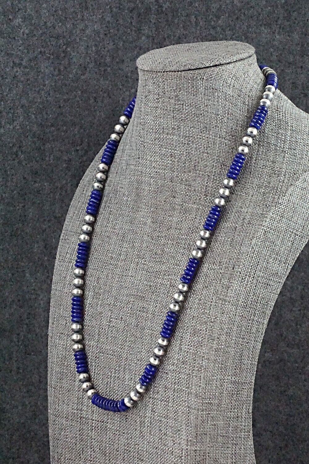 Lapis & Sterling Silver Necklace - Doreen Jake
