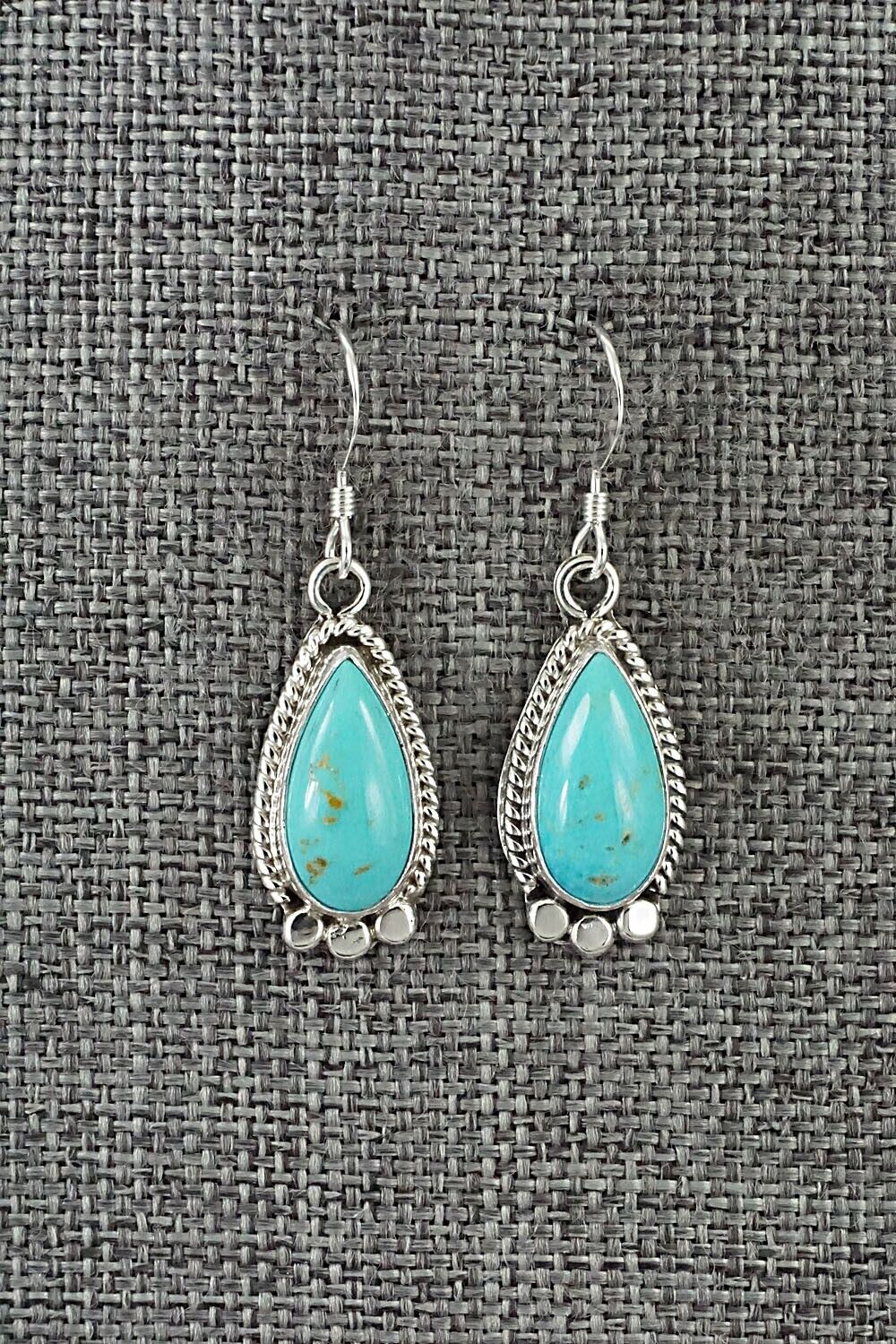 Turquoise and Sterling Silver Earrings - Sharon McCarthy
