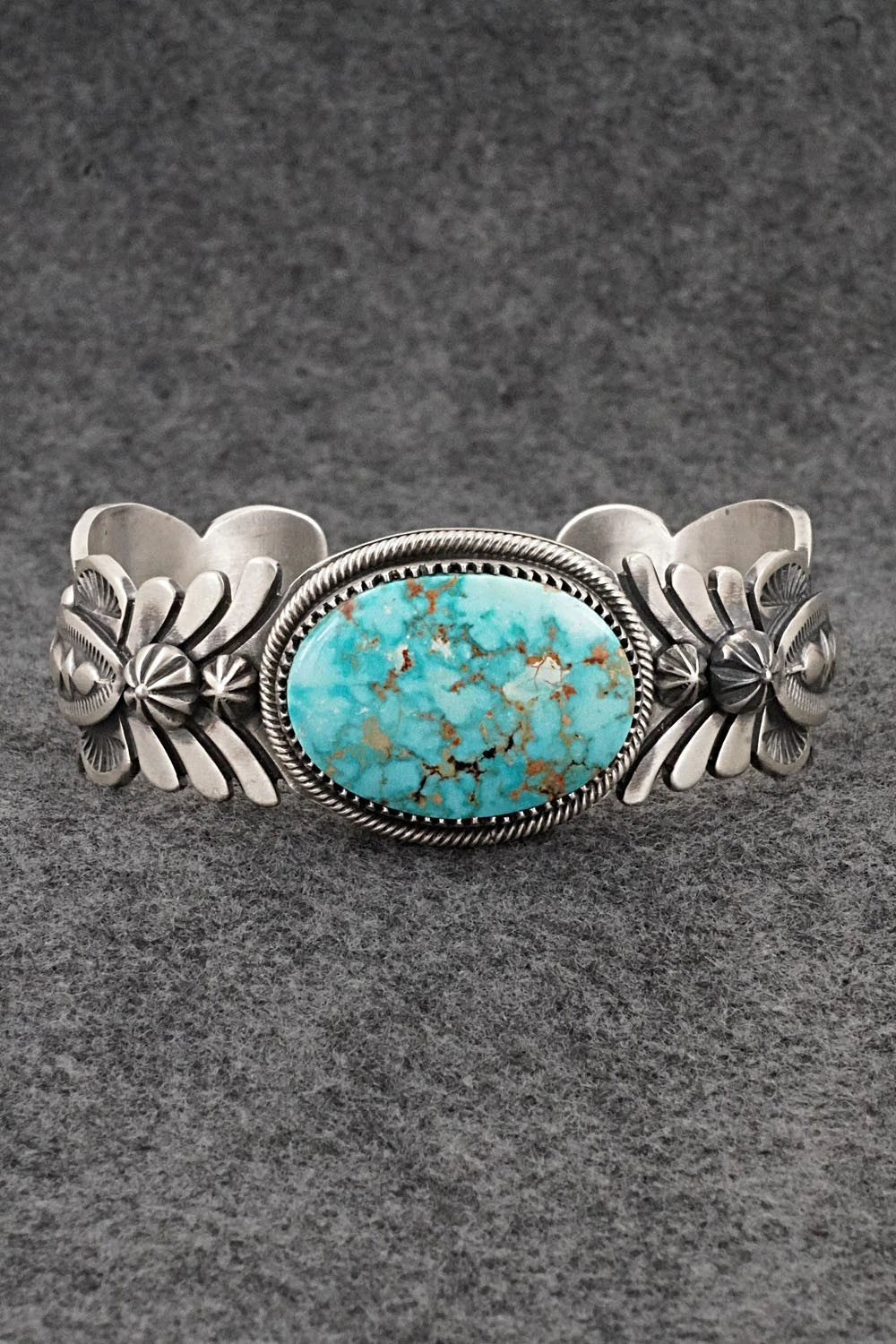 Turquoise & Sterling Silver Bracelet - Mark Yazzie