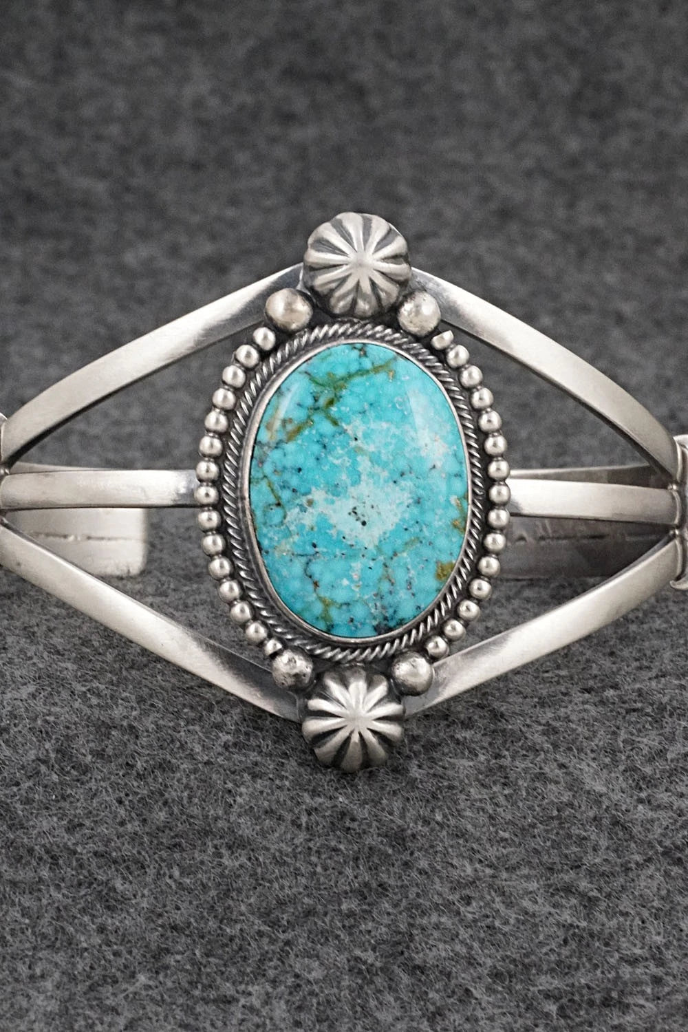 Turquoise & Sterling Silver Bracelet - Darrin Livingston