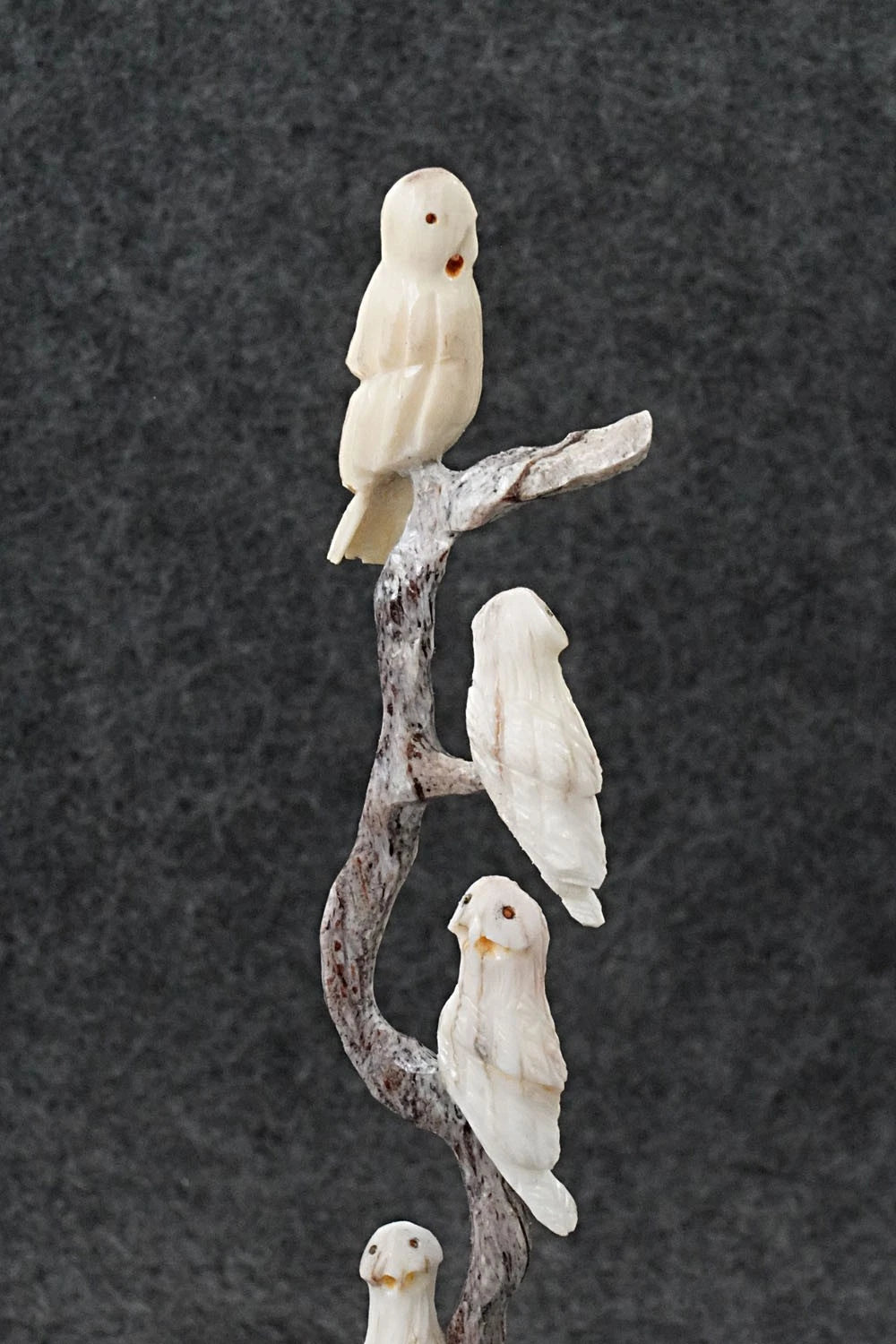 Owls Zuni Fetish Carving - Ruben Najera