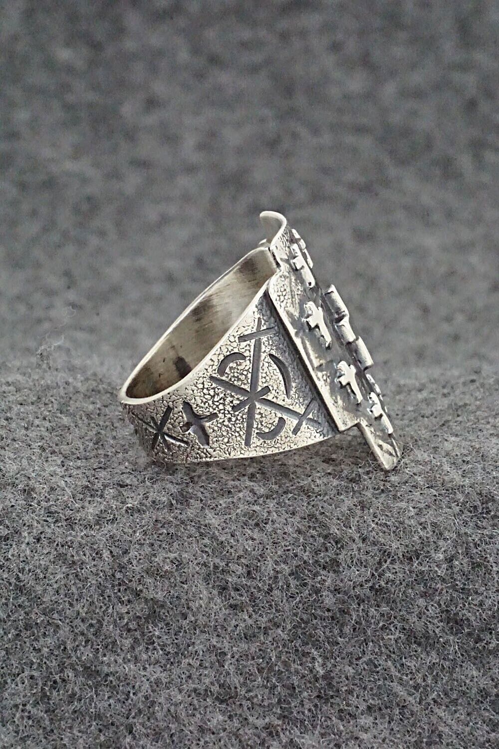 Sterling Silver Ring - Raymond Coriz - Size 8.5