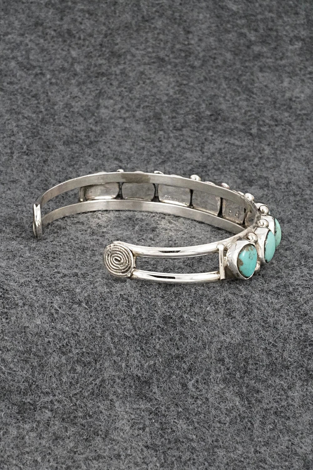 Turquoise & Sterling Silver Bracelet - Priscilla Reeder