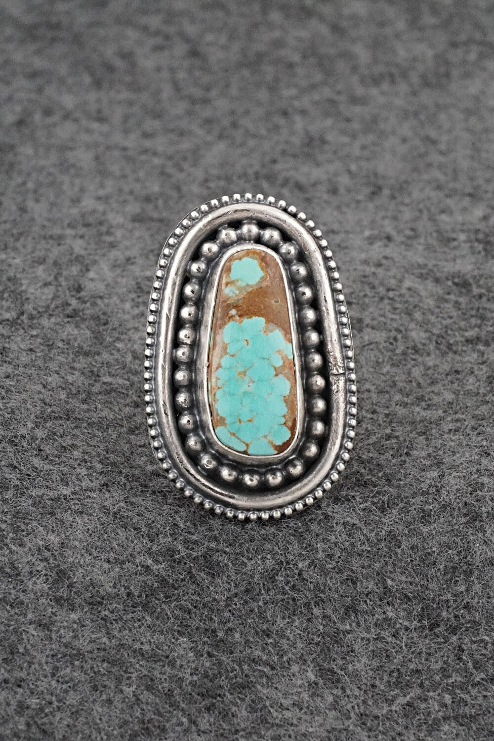 Turquoise & Sterling Silver Ring - Marita Benally - Size 9