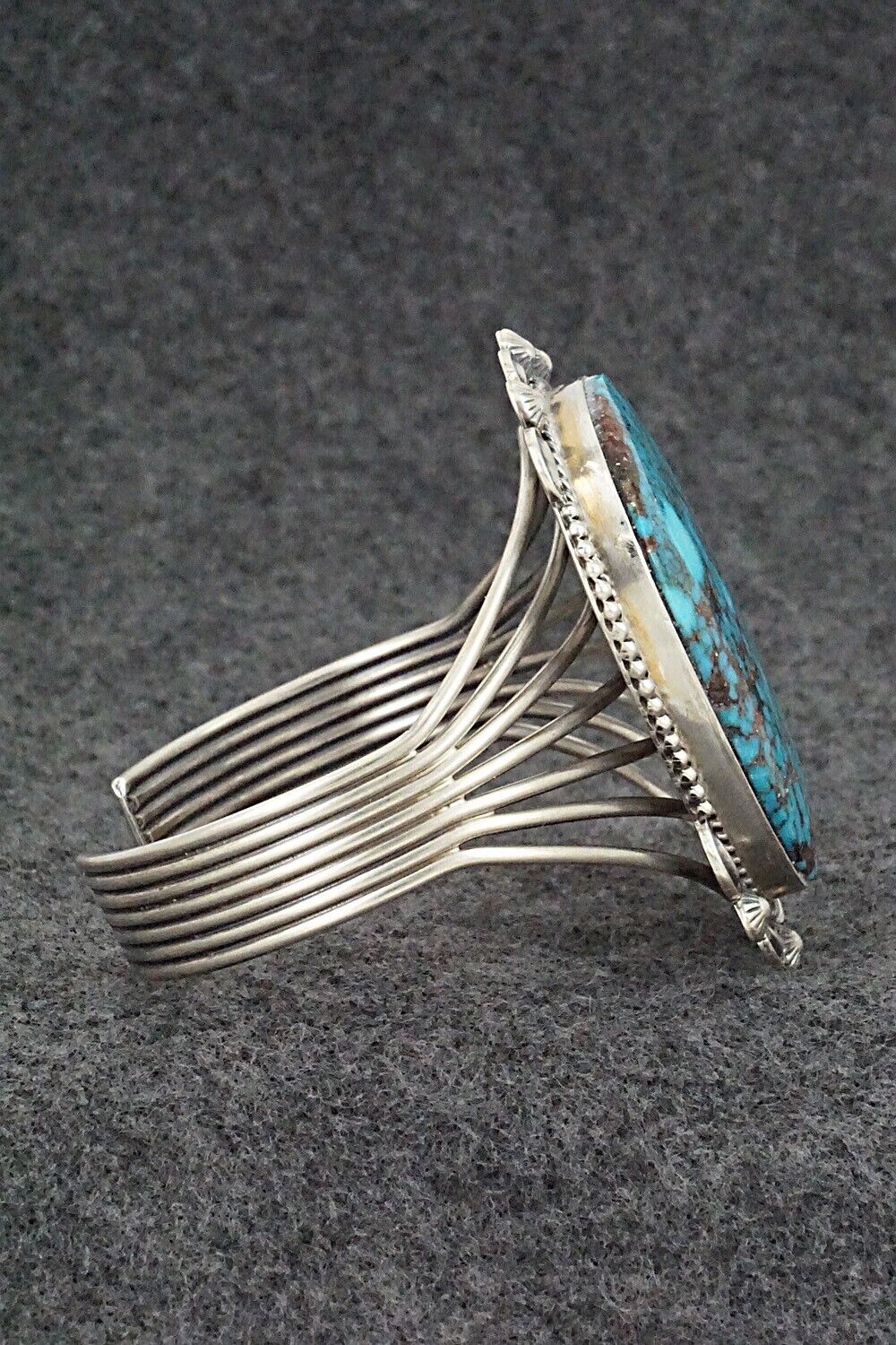 Turquoise & Sterling Silver Bracelet - Derrick Gordon