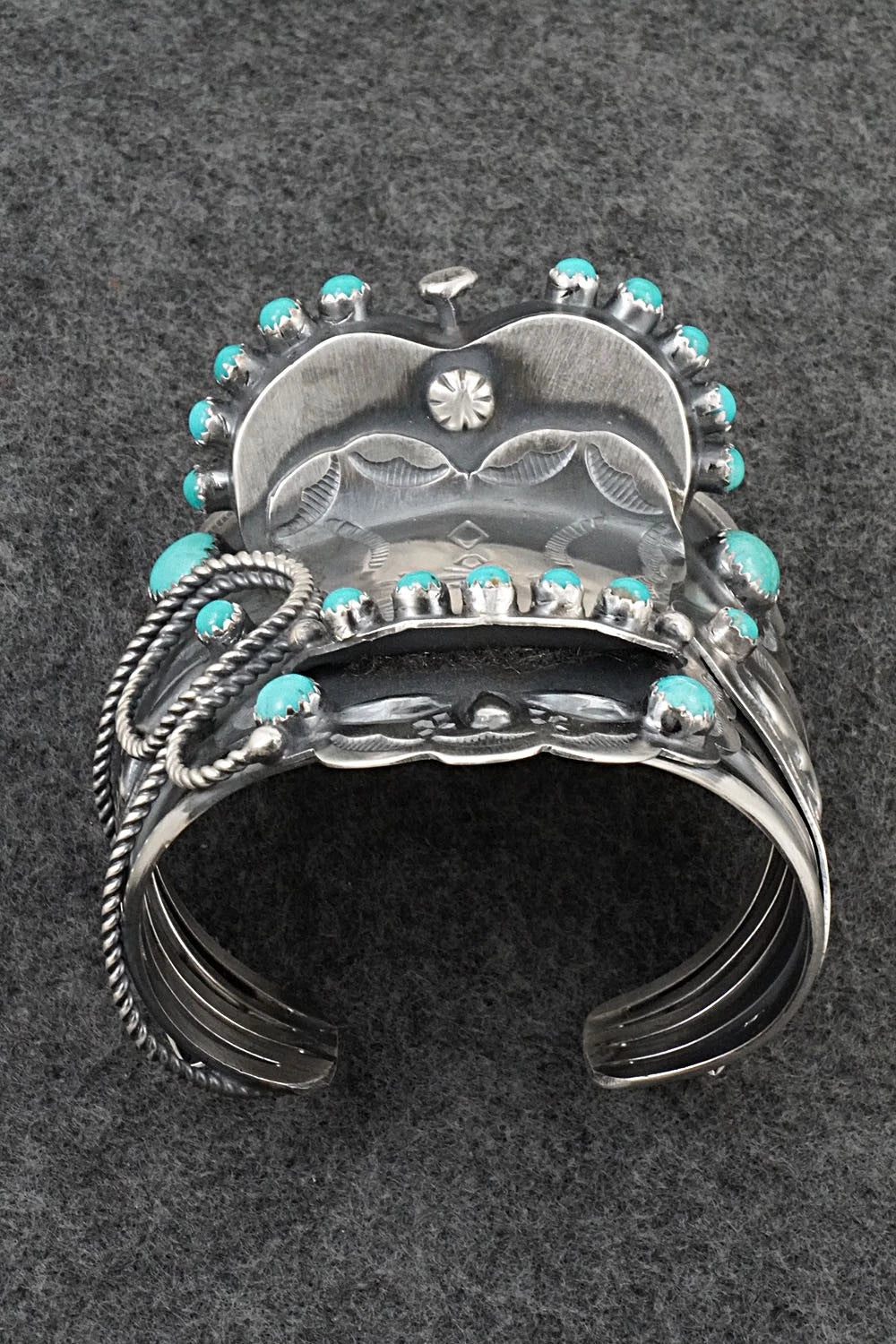 Turquoise & Sterling Silver Bracelet - Tim Yazzie