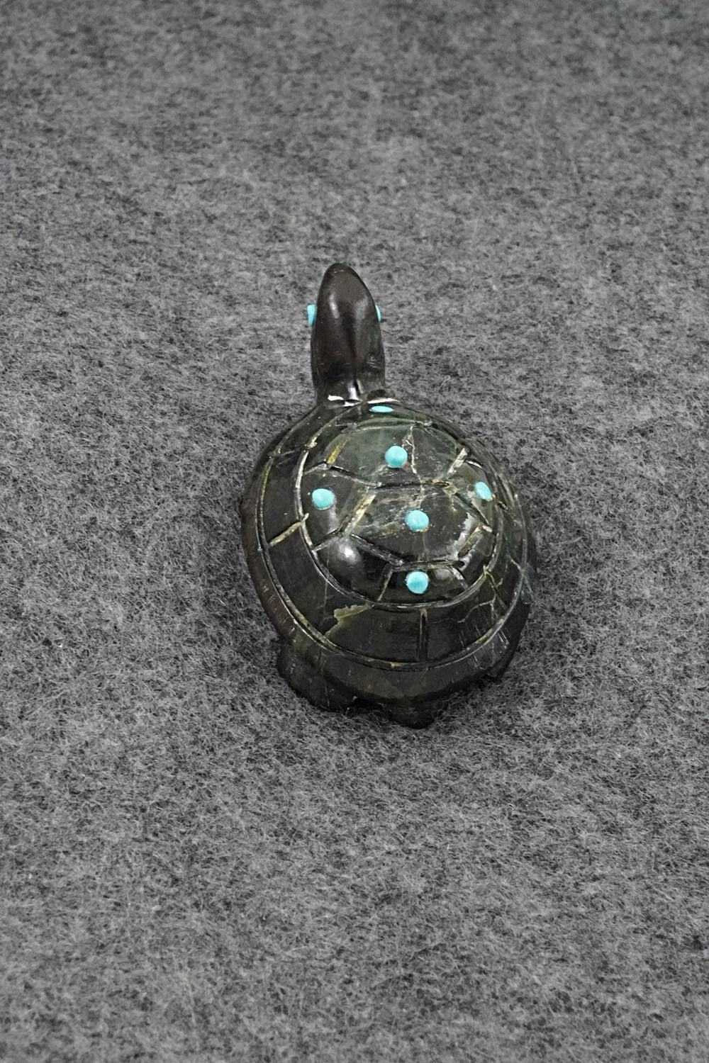 Turtle Zuni Fetish Carving - Ronnie Lunasee