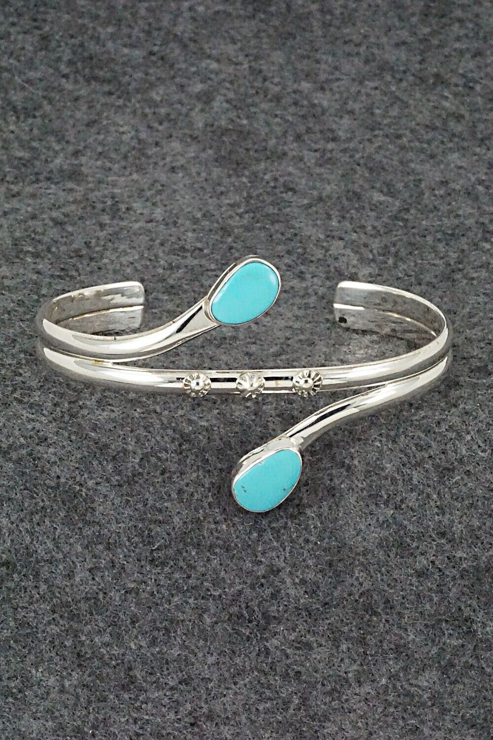 Turquoise & Sterling Silver Bracelet - Thomas Yazzie