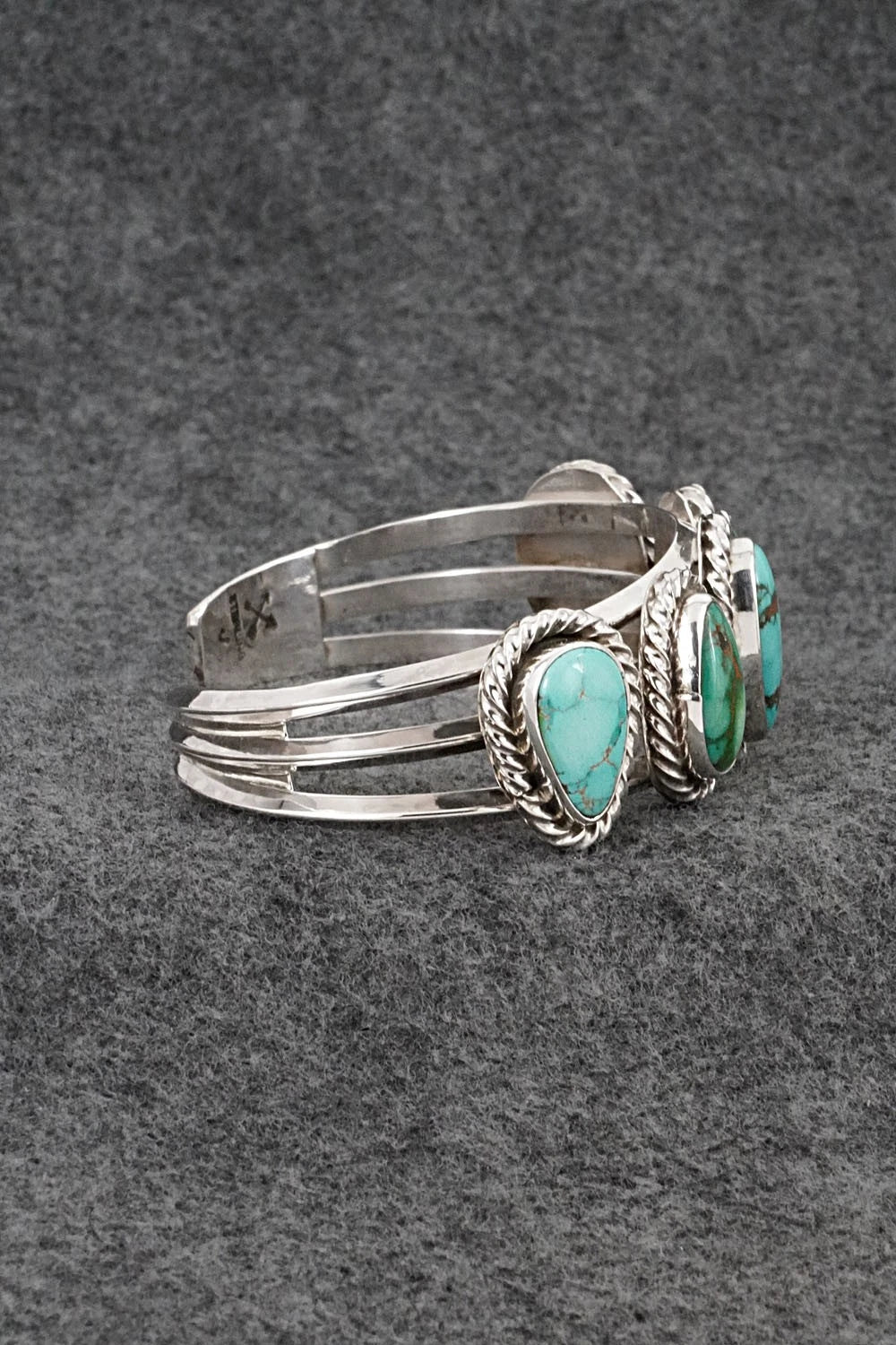 Turquoise & Sterling Silver Bracelet - Melvin Jones