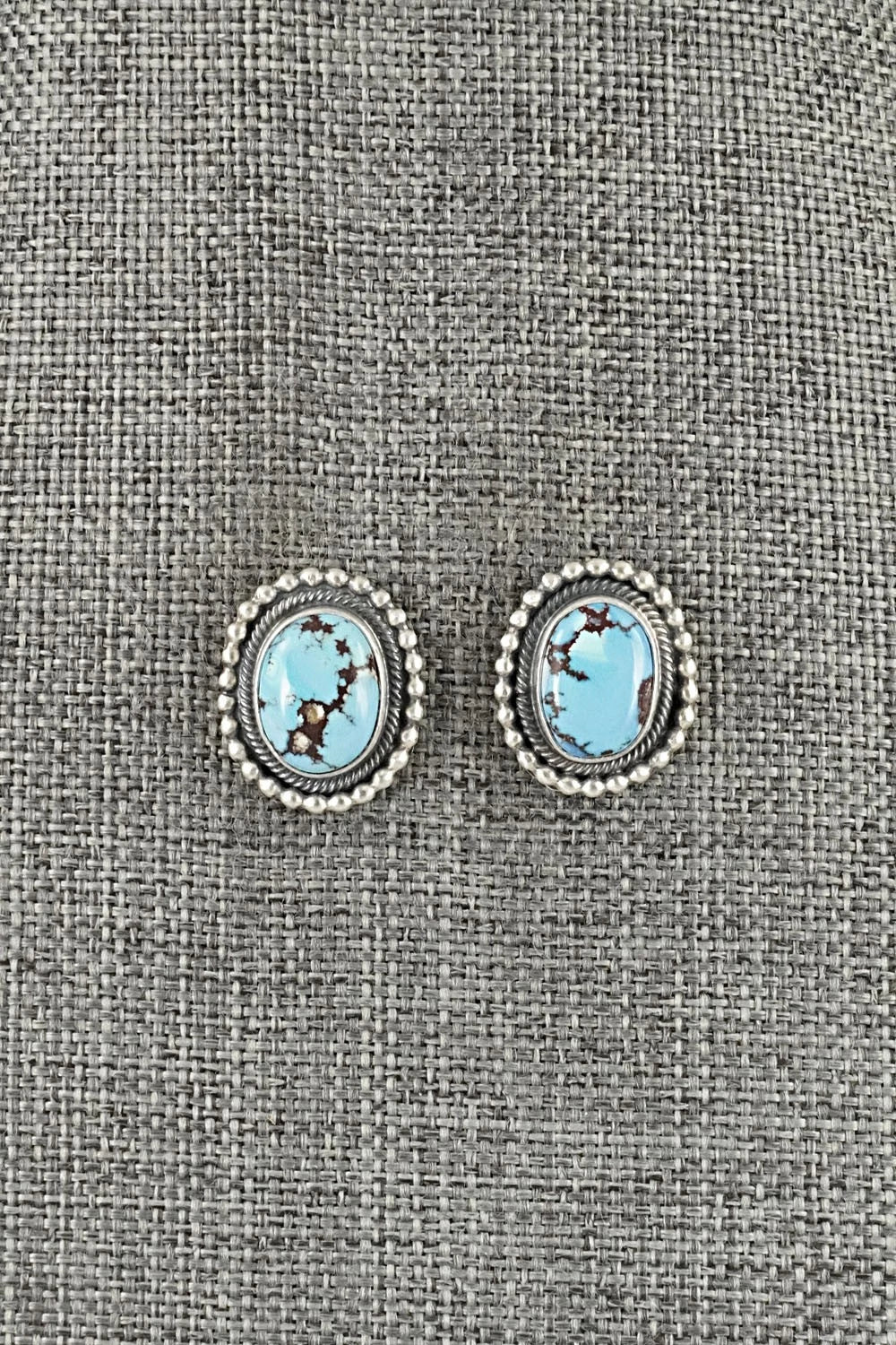 Turquoise & Sterling Silver Squash Blossom Set - Darrin Livingston