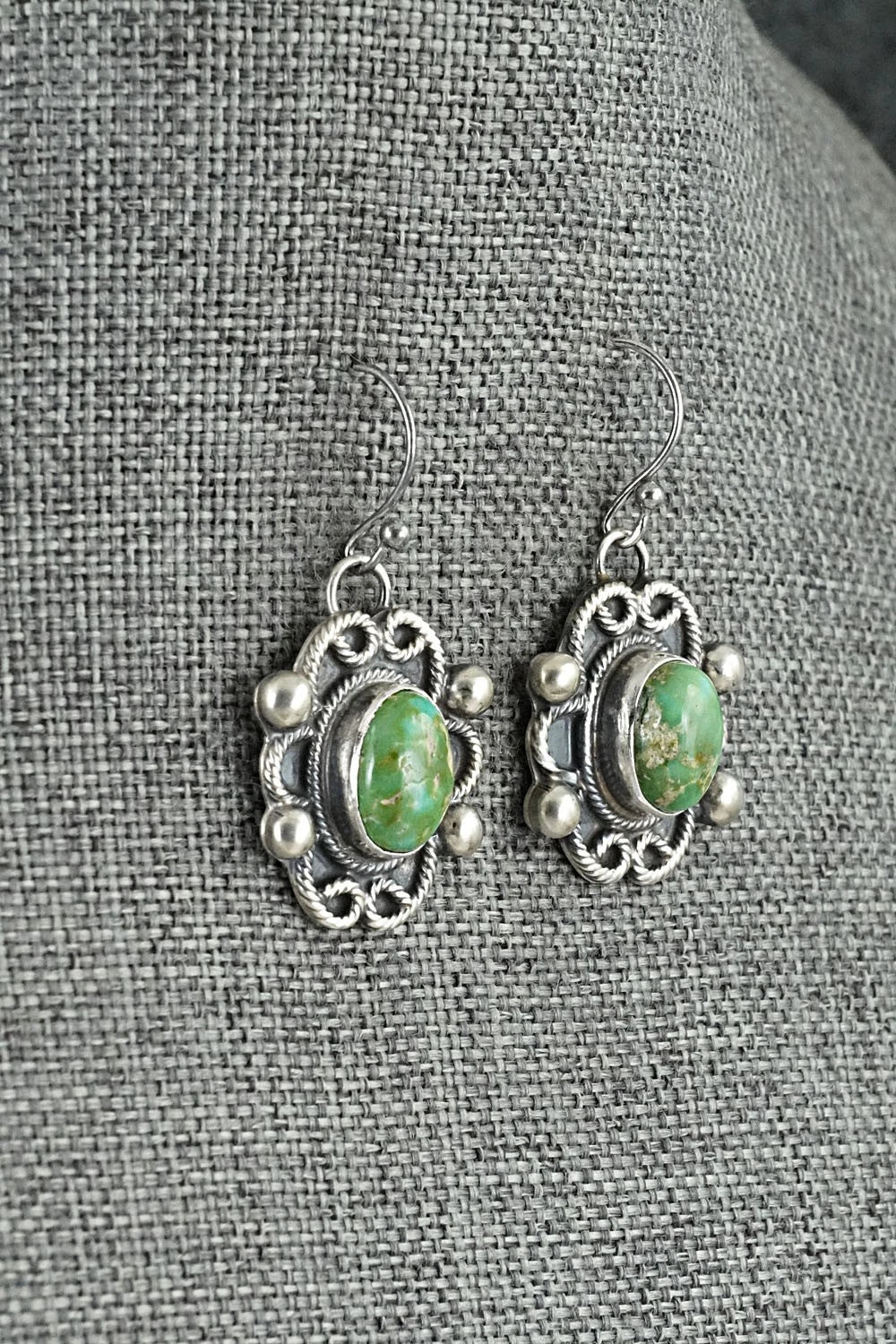 Turquoise & Sterling Silver Squash Blossom Set - Kathleen Livingston