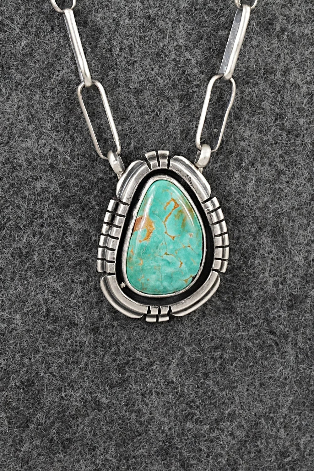 Turquoise & Sterling Silver Necklace - Daniel Benally