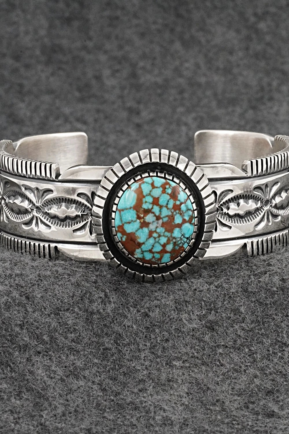 Turquoise & Sterling Silver Bracelet - Mark Yazzie
