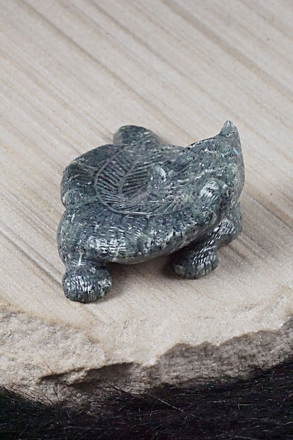 Badger Zuni Fetish Carving - Karen Zunie