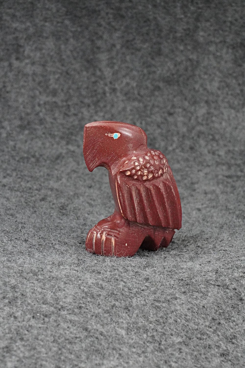 Eagle Zuni Fetish Carving - Gilbert Lonjose