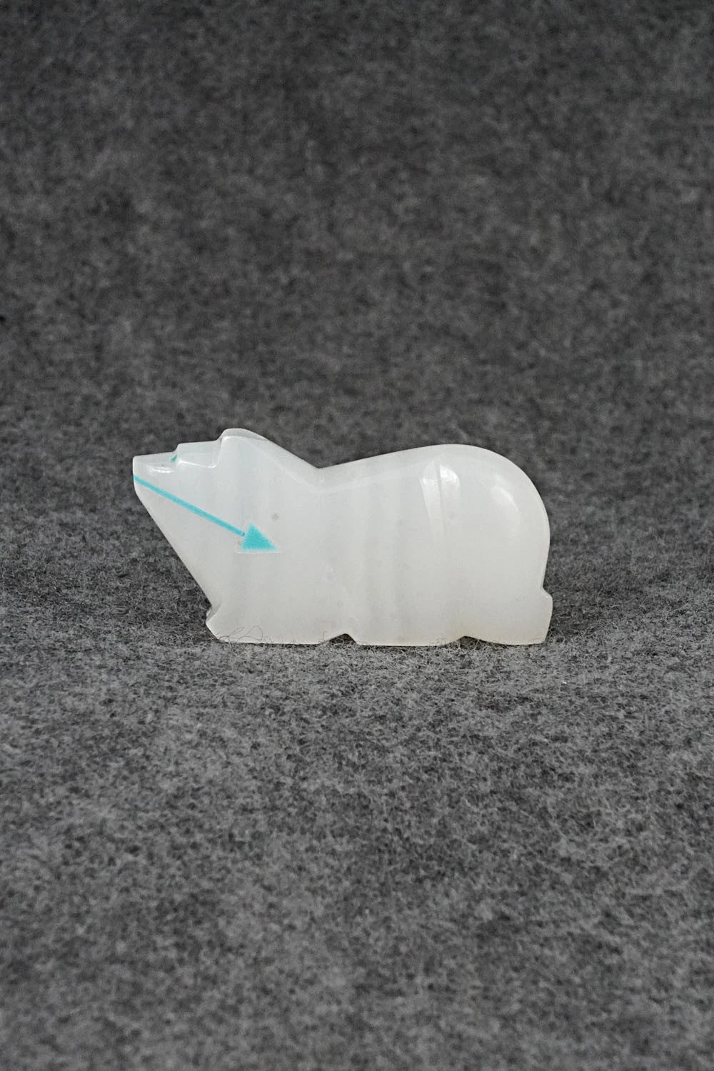 Fox Zuni Fetish Carving - Clayton Panteah
