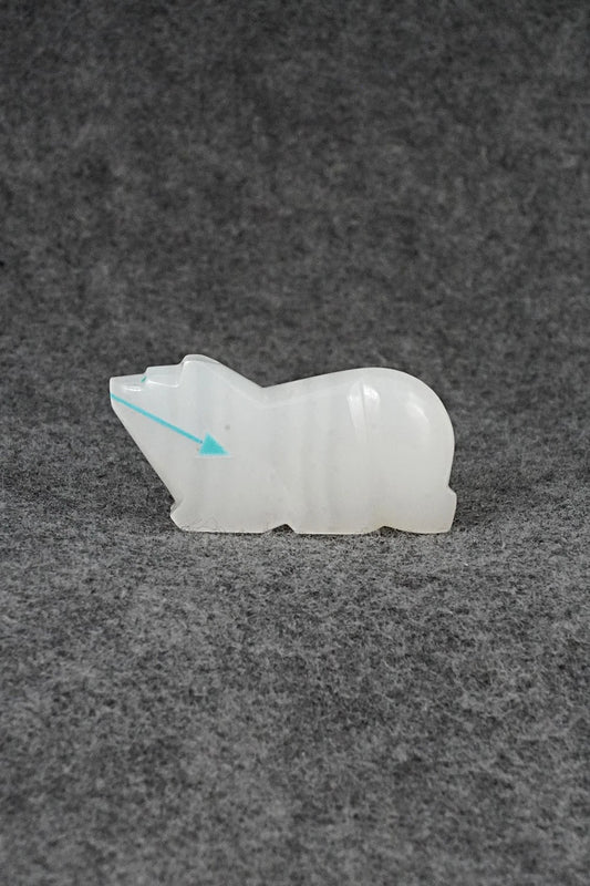 Fox Zuni Fetish Carving - Clayton Panteah