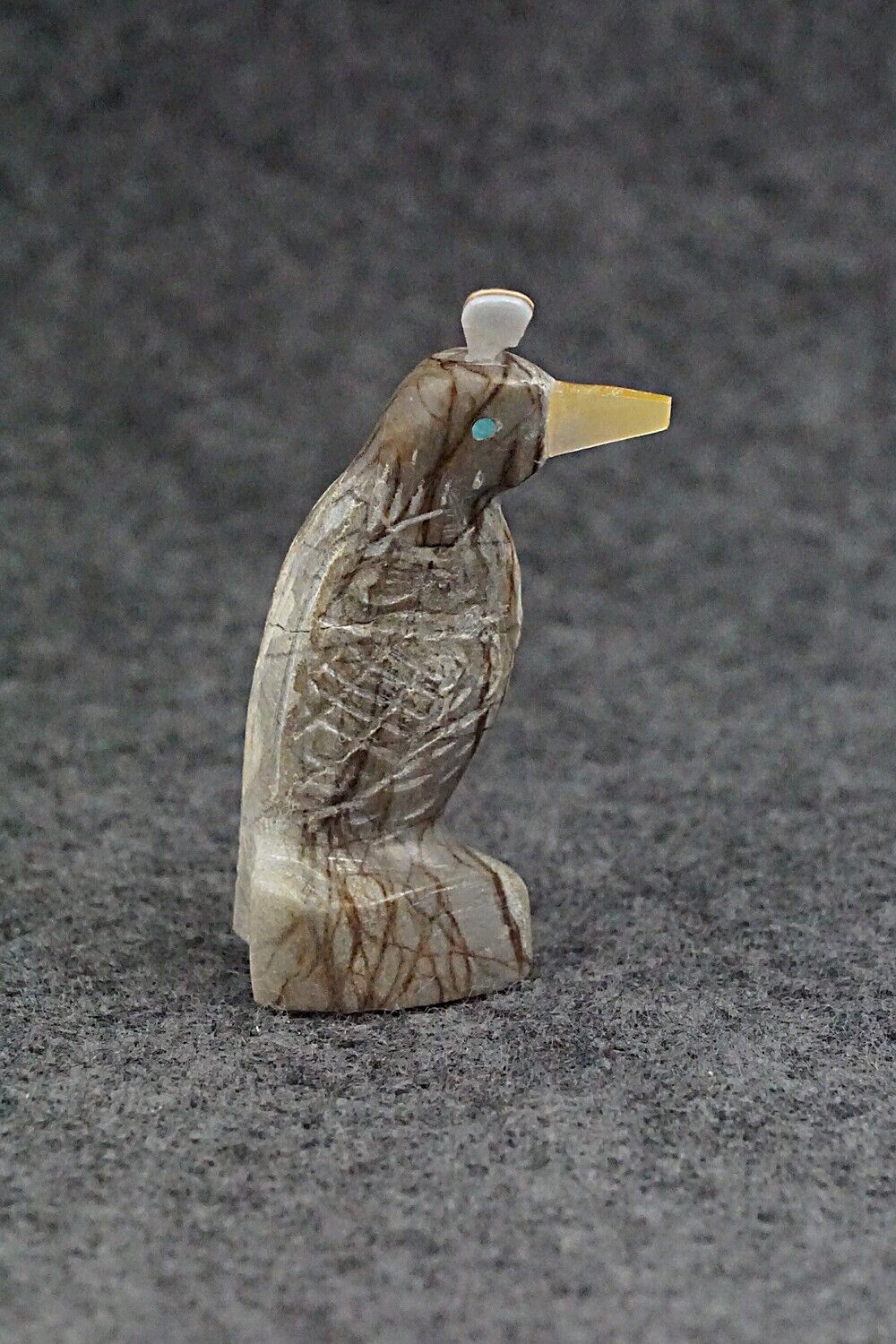 Quail Zuni Fetish Carving - Darrin Boone