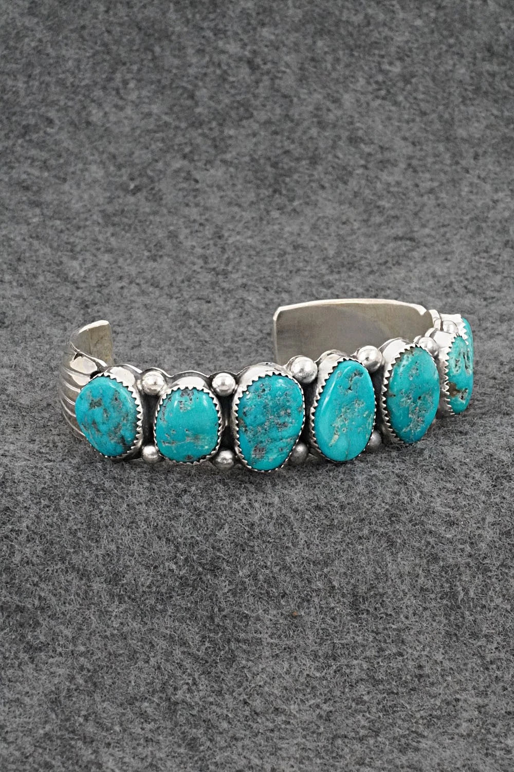 Turquoise & Sterling Silver Bracelet - Wilbert Muskett Sr.