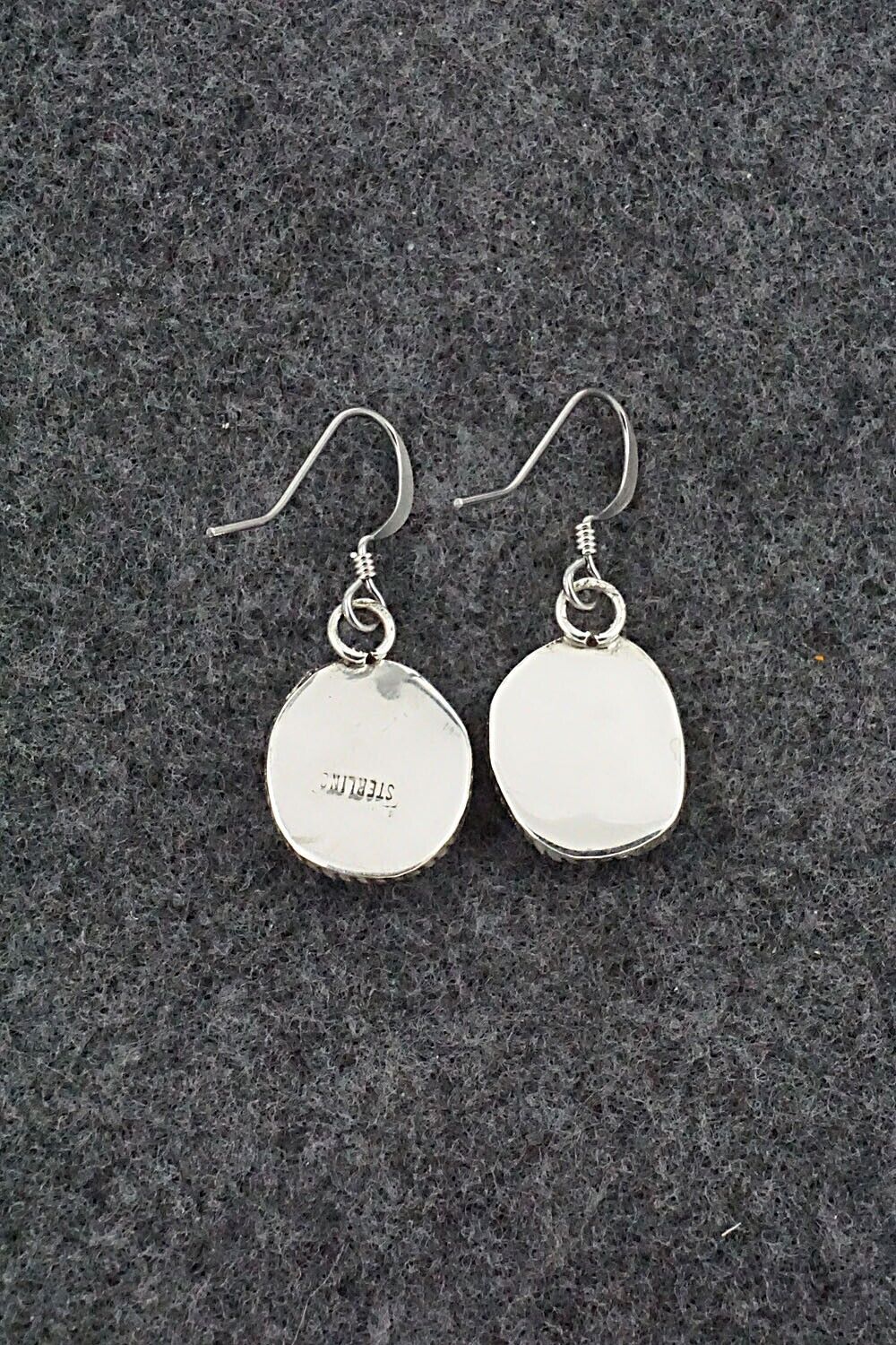 Turquoise & Sterling Silver Earrings - Ernest Hawthorne