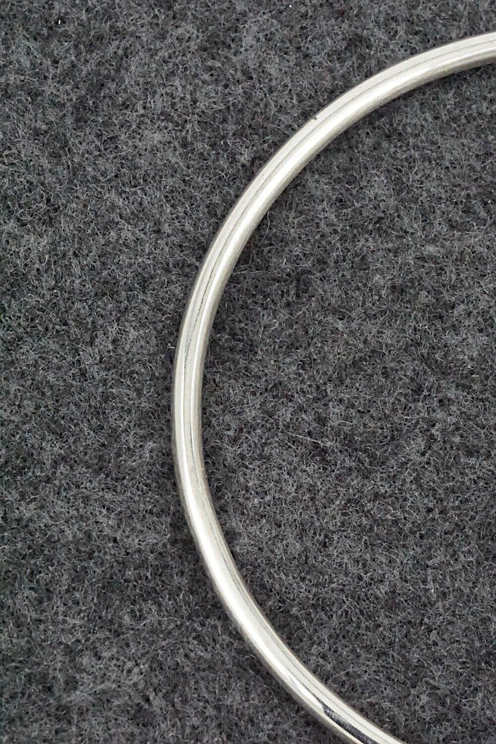 Sterling Silver Bangle Bracelet - Elaine Tahe