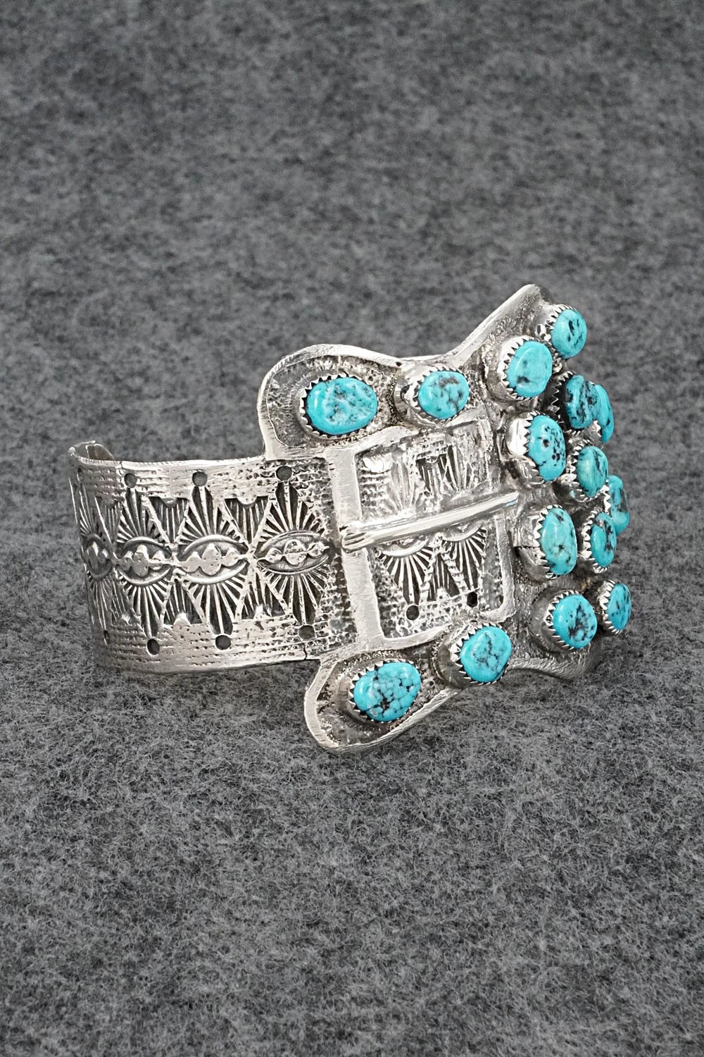 Turquoise & Sterling Silver Bracelet - Delbert Arviso