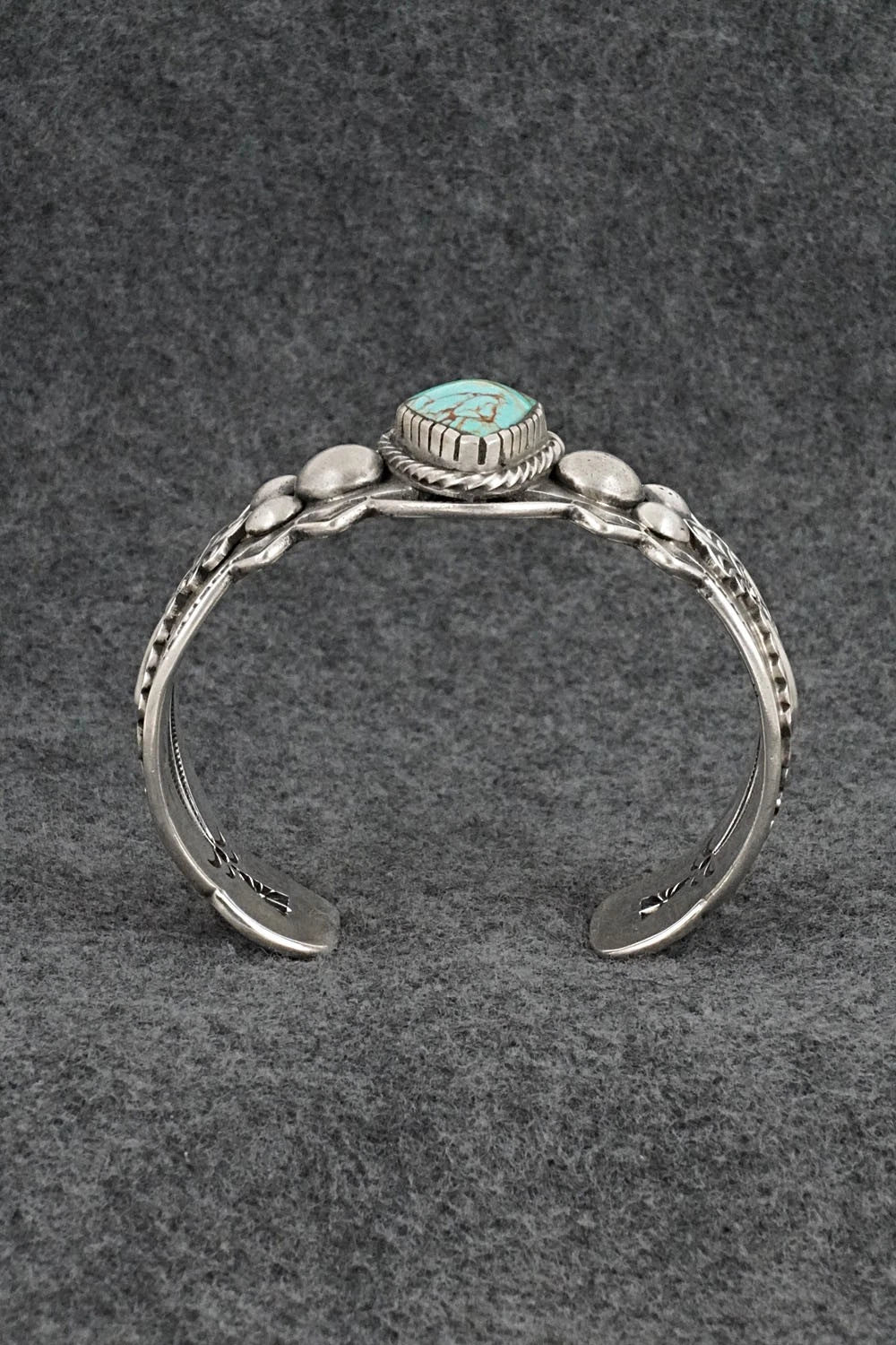 Turquoise & Sterling Silver Bracelet - Roland Dixson