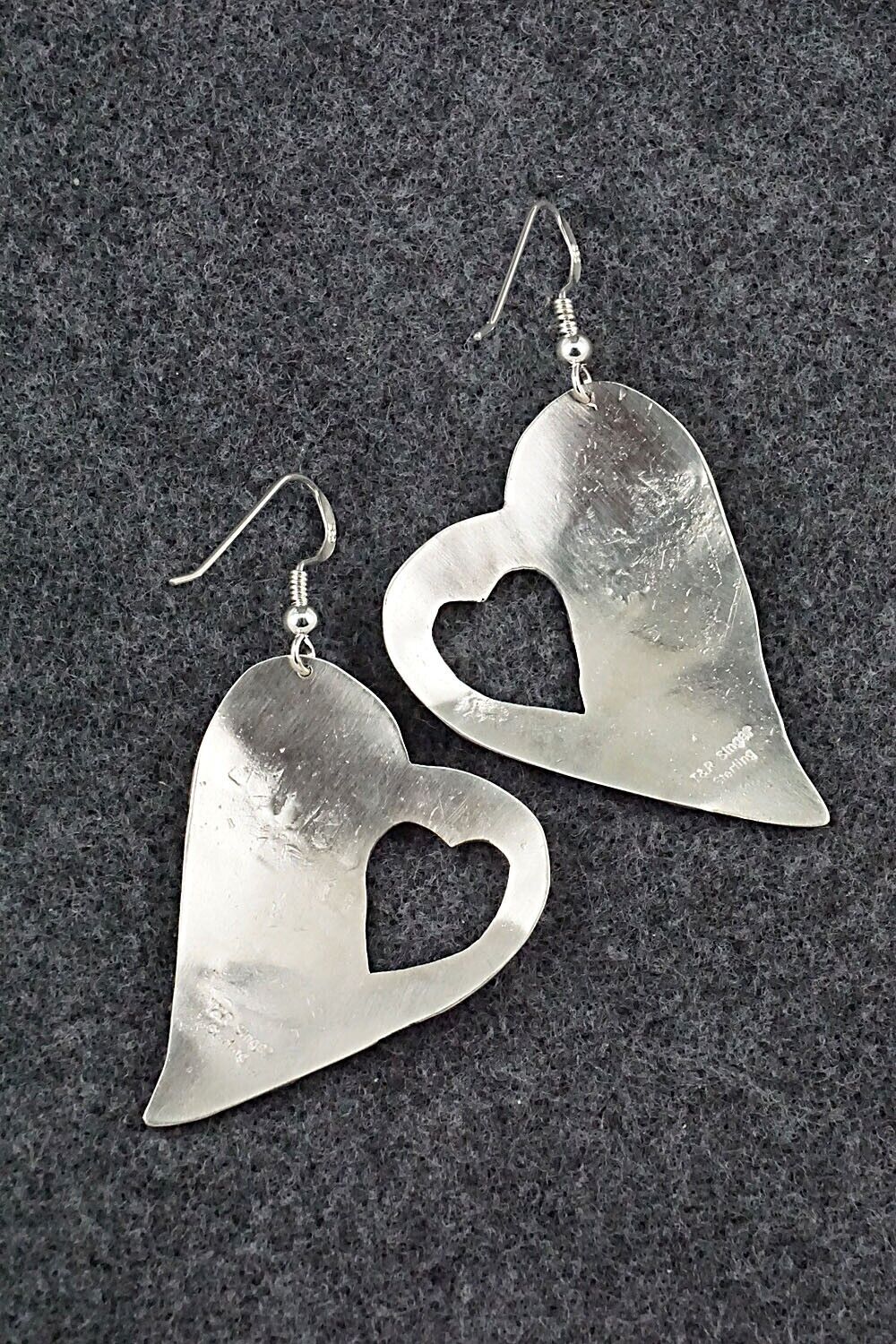 Turquoise & Sterling Silver Earrings - Rosita Singer