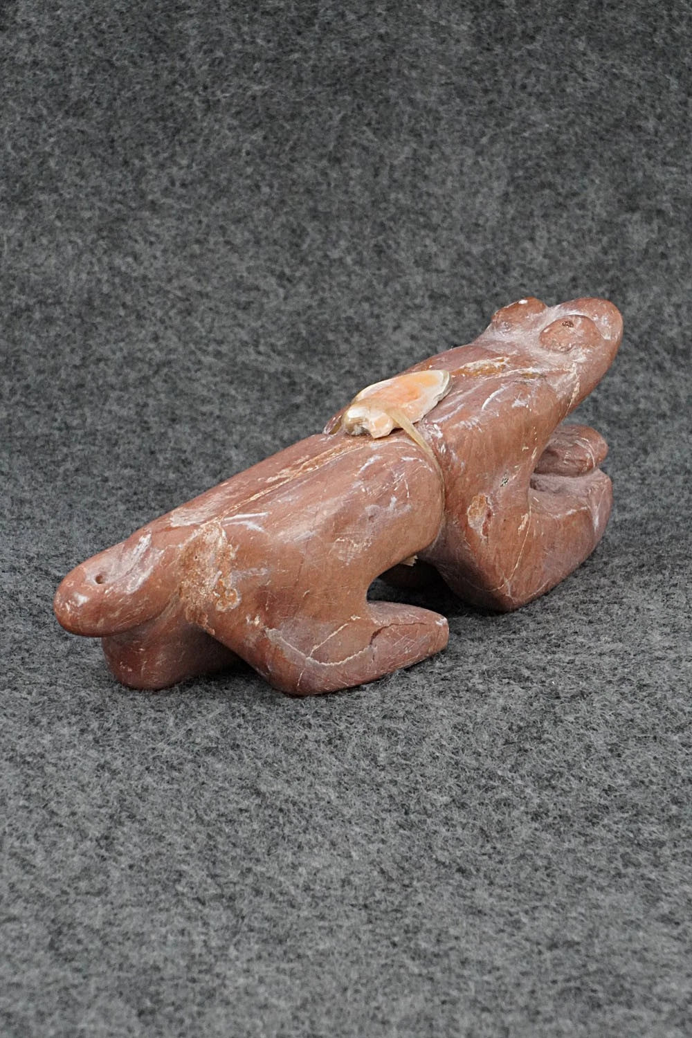 Mountain Lion Zuni Fetish Carving - Rick Kallestewa
