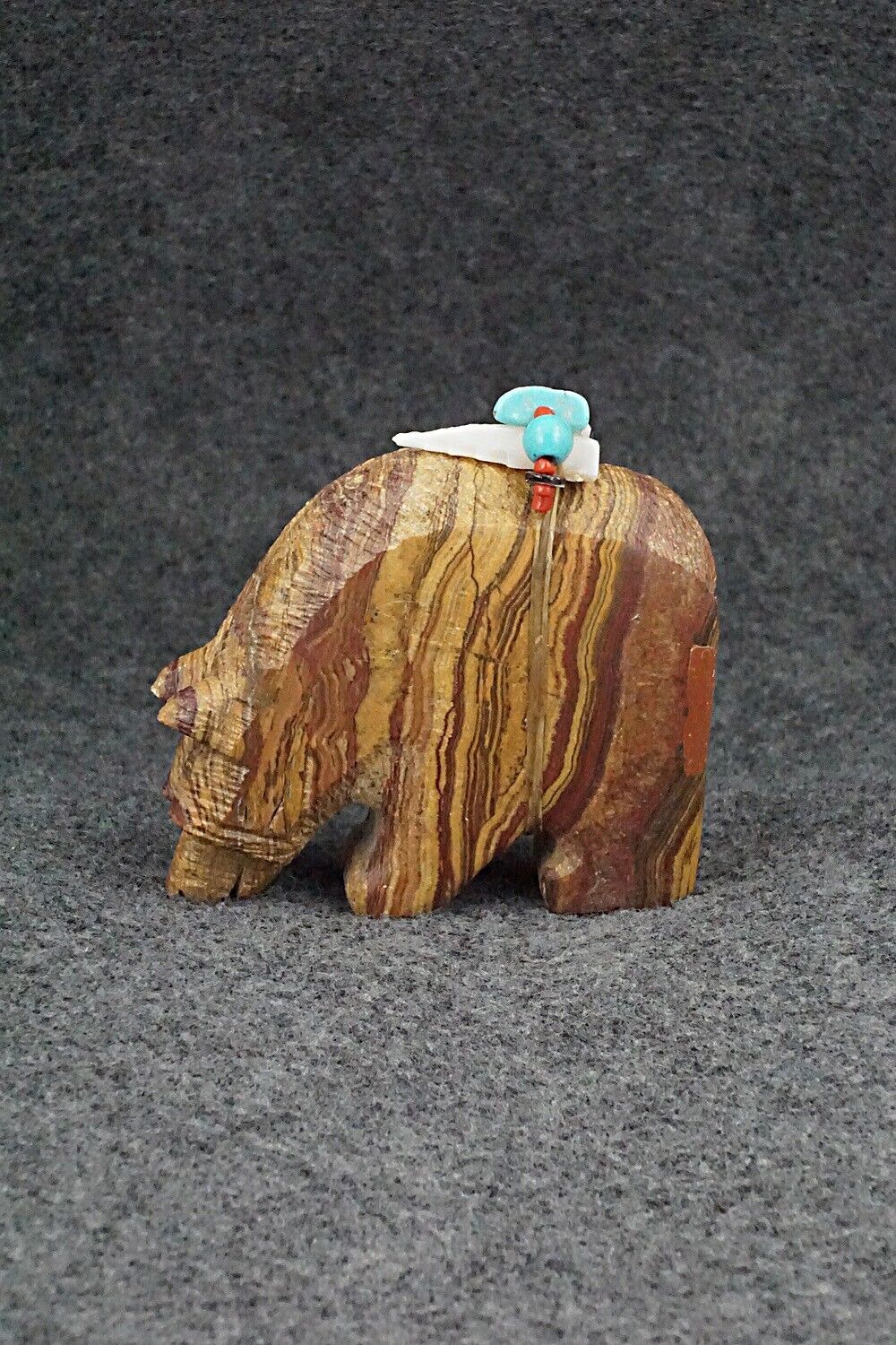 Bear Zuni Fetish Carving - Douglas Martza