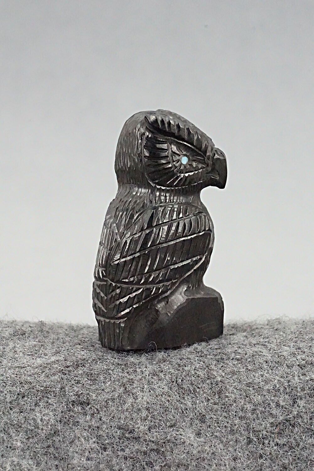 Owl Zuni Fetish Carving - Chris Peina