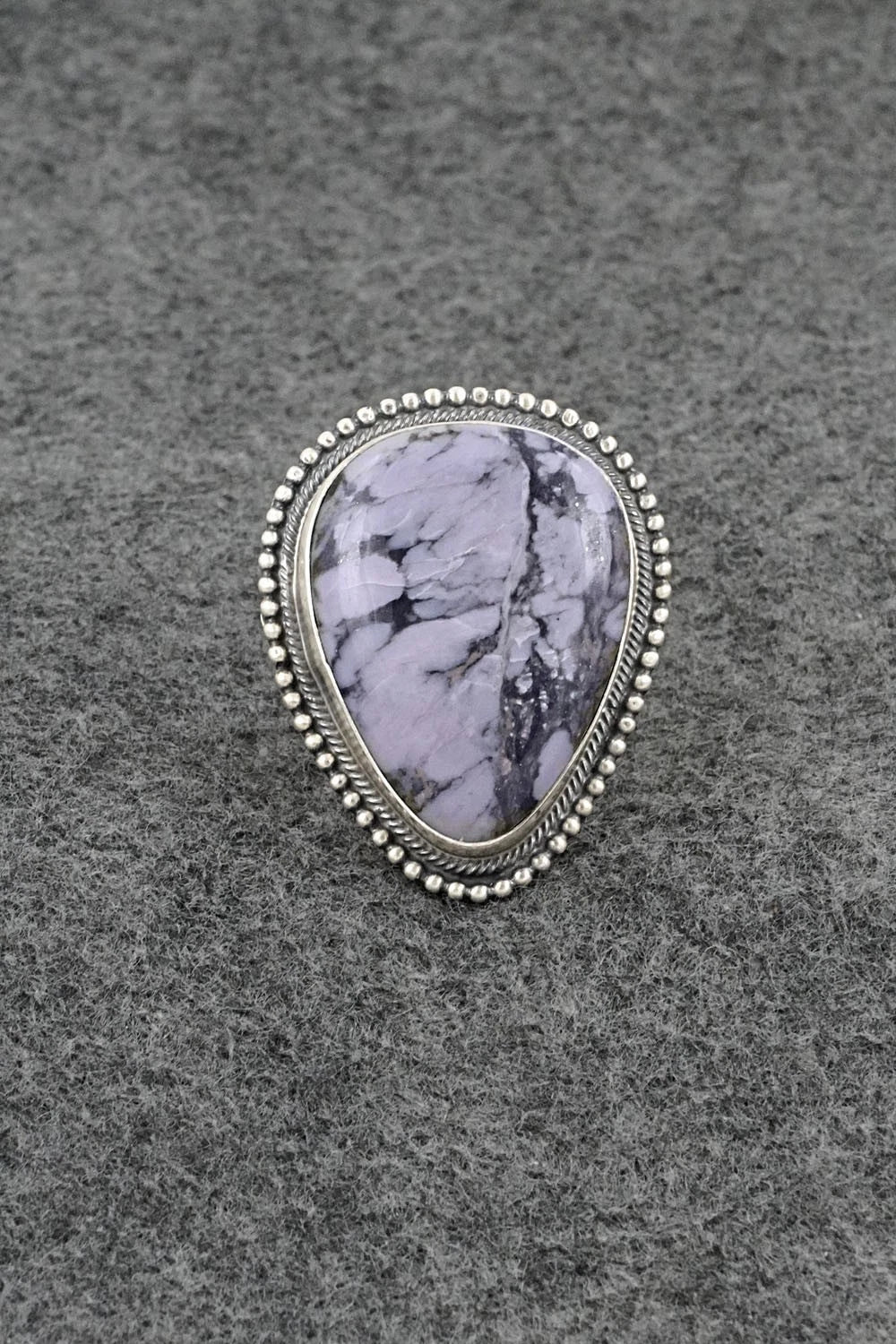 Morado & Sterling Silver Ring - Darrin Livingston - Size 9.5