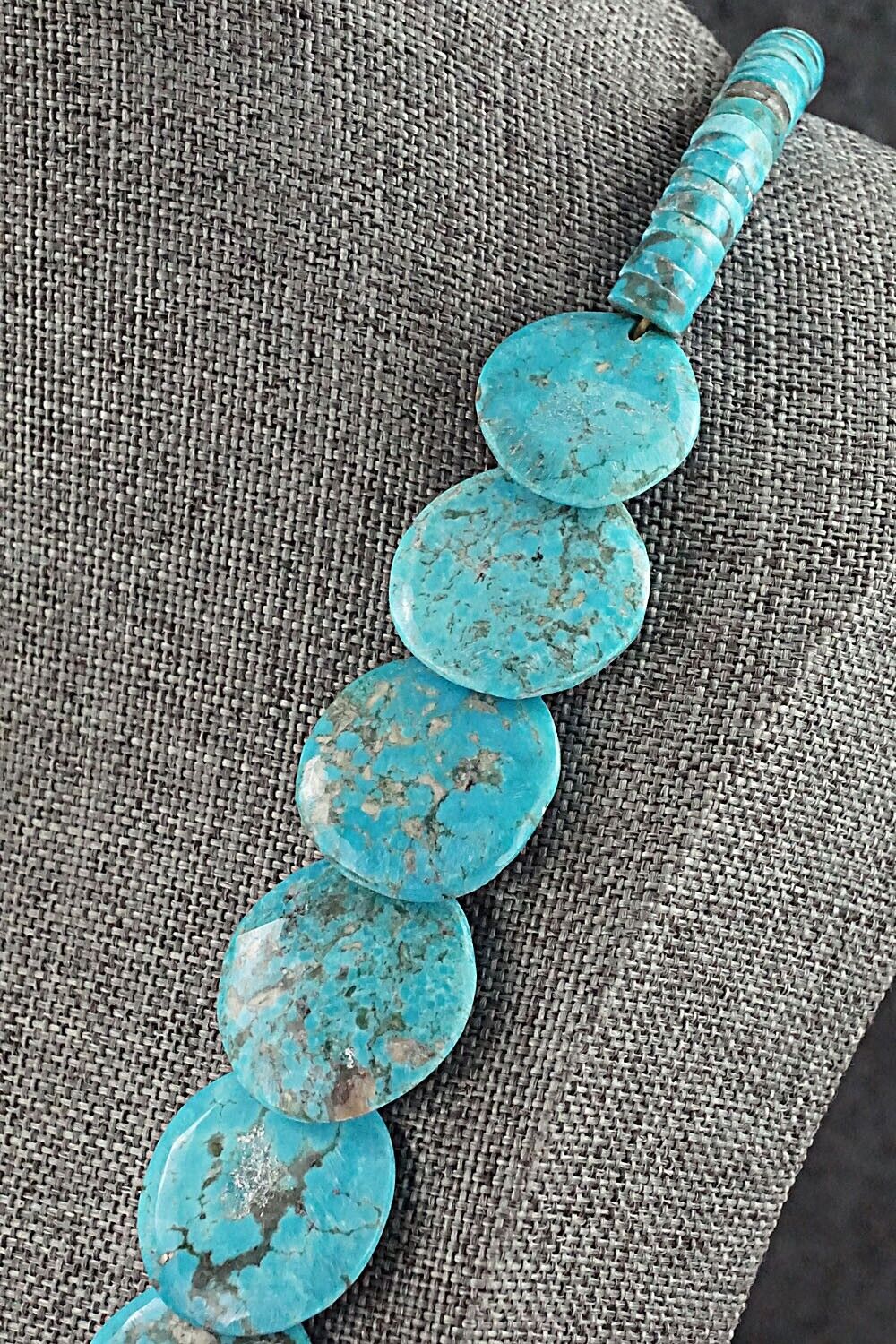 Turquoise & Sterling Silver Necklace - Joann Garcia