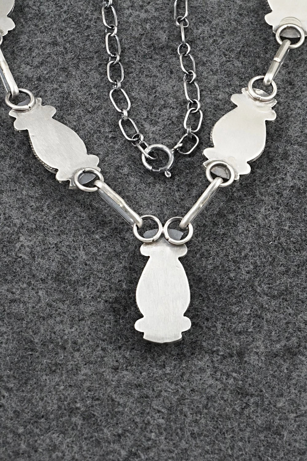 Turquoise & Sterling Silver Necklace - Derrick Gordon