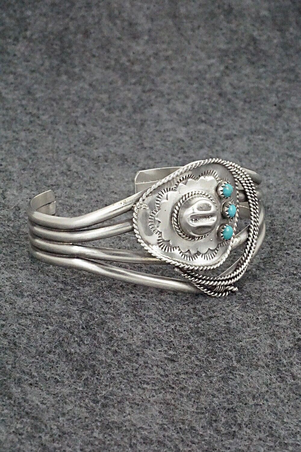 Turquoise & Sterling Silver Bracelet - Bobby Platero