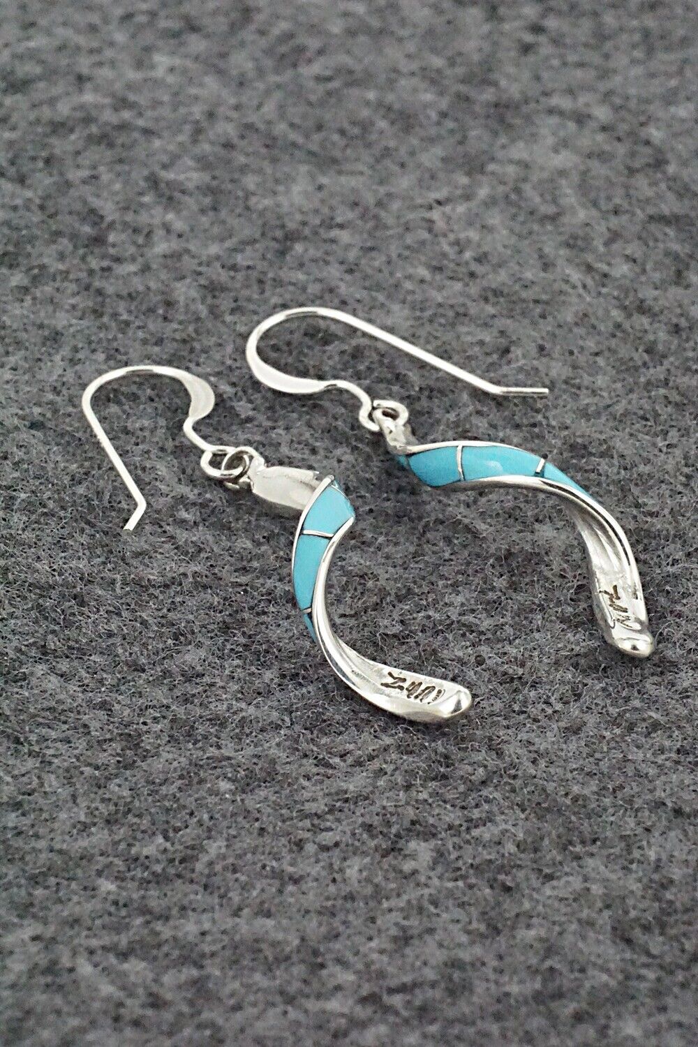 Turquoise & Sterling Silver Earrings - Ira Johnson