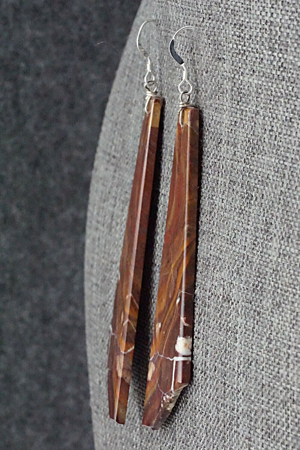 Wild Horse & Sterling Silver Earrings - Francis Garcia