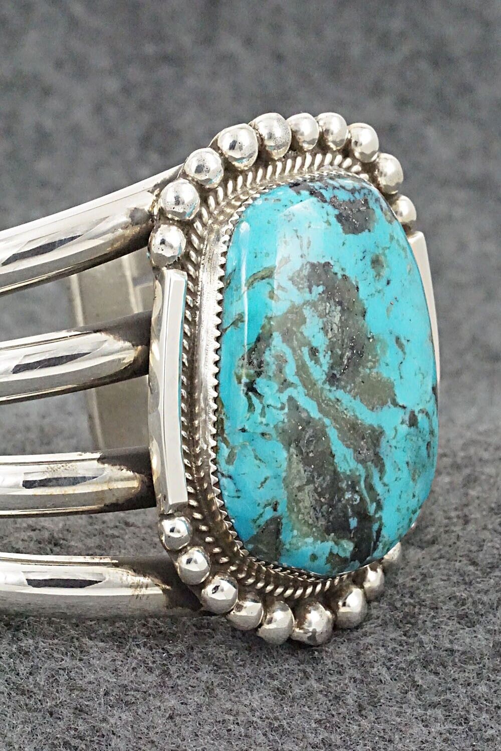 Turquoise & Sterling Silver Bracelet - Ray Nez