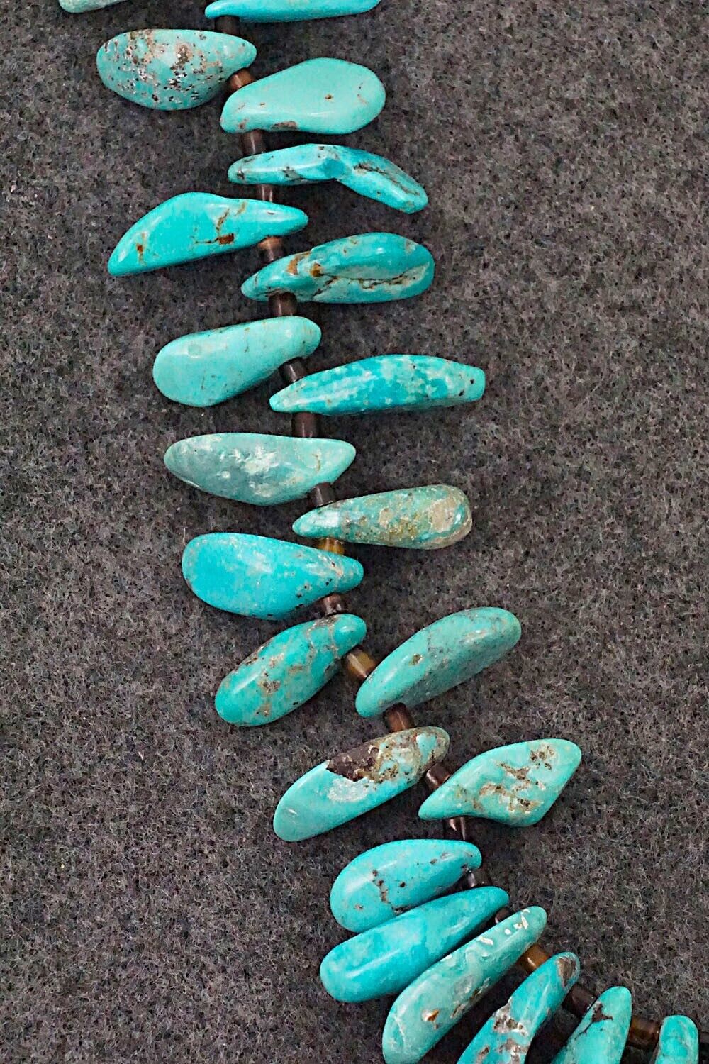 Turquoise & Sterling Silver Necklace - Louise Joe