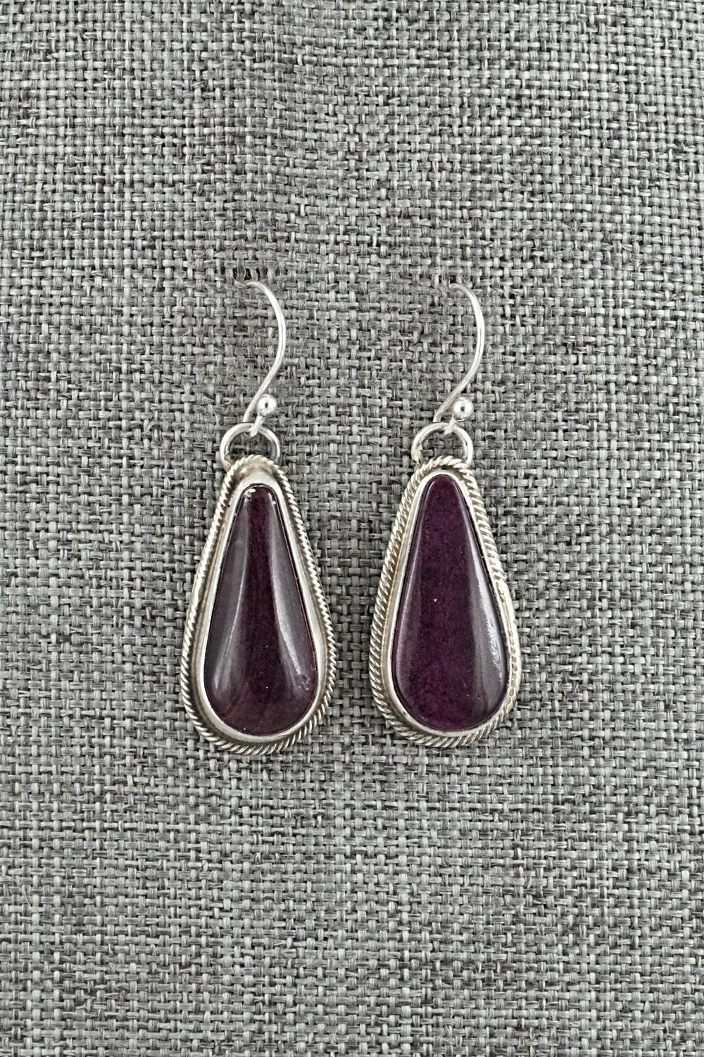Spiny Oyster & Sterling Silver Squash Blossom Set - Kathleen Livingston