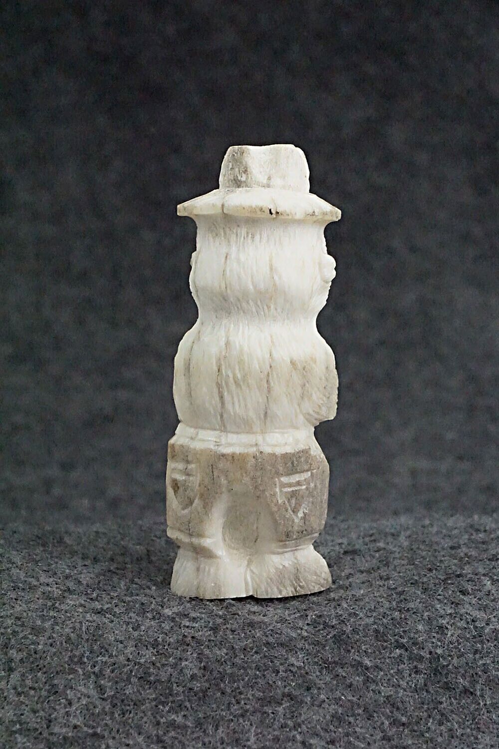 Smokey Bear Zuni Fetish Carving - Charlie Peina