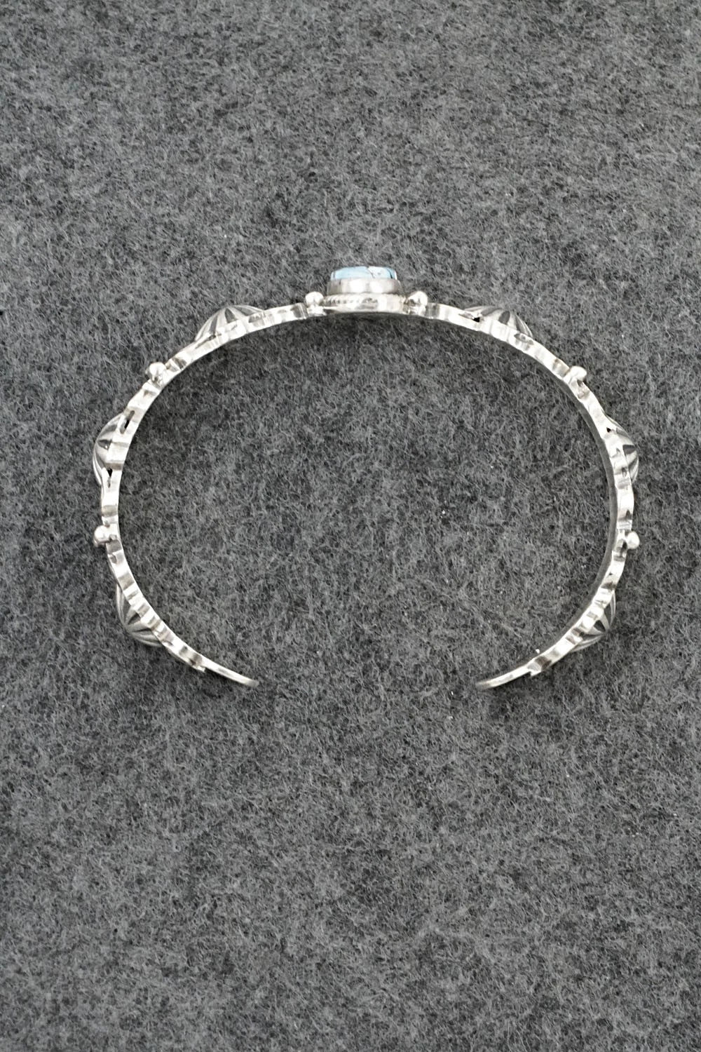 Turquoise & Sterling Silver Bracelet - Thomas Yazzie