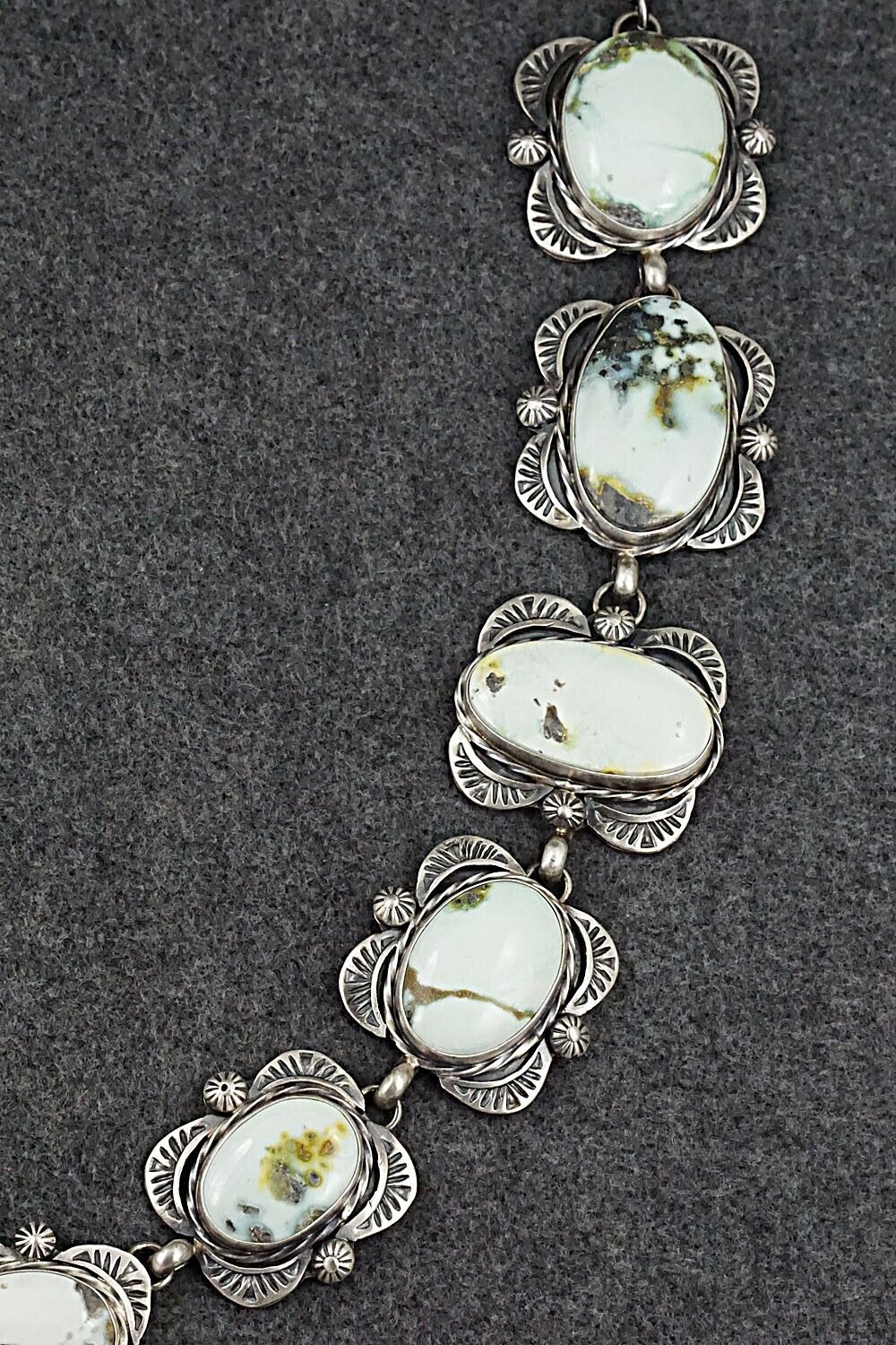 Variscite & Sterling Silver Necklace Set - Kathleen Livingston