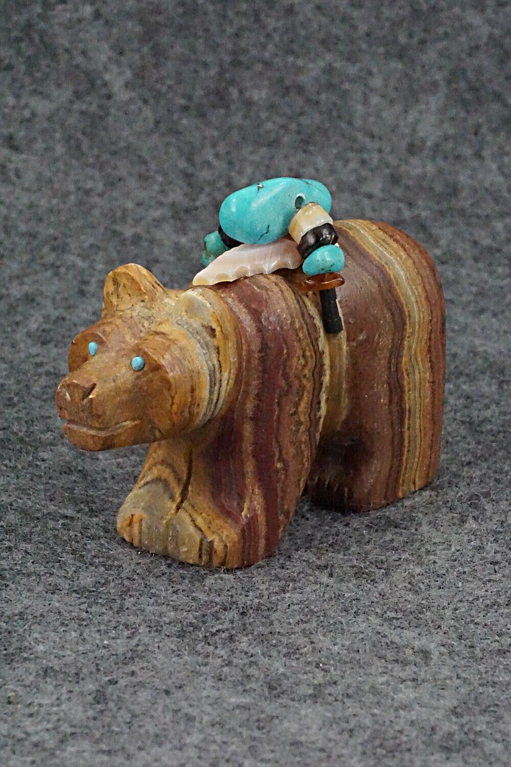 Bear Zuni Fetish Carving - Douglas Martza