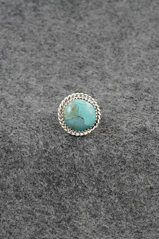 Turquoise & Sterling Silver Ring - Darius Arviso - Size 7.25