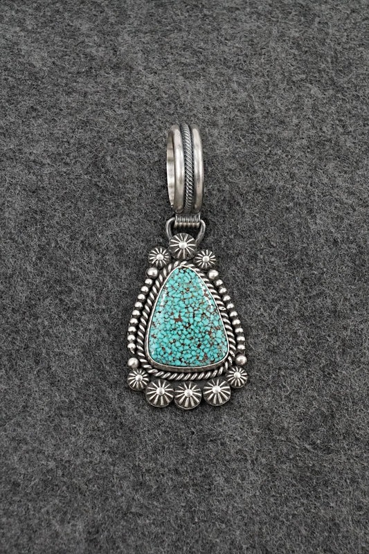 Turquoise & Sterling Silver Pendant - Michael Calladitto