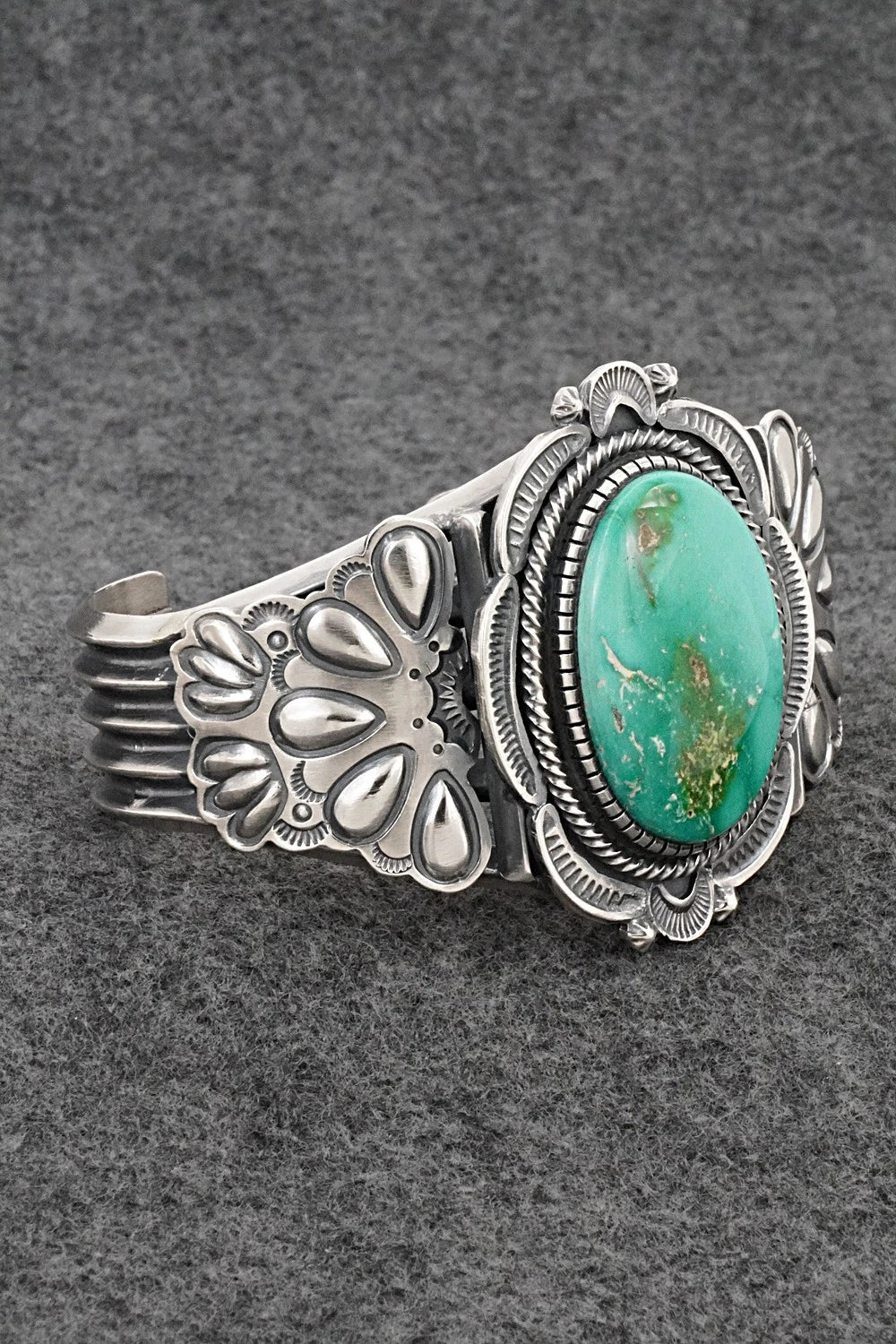 Turquoise & Sterling Silver Bracelet - Hank Vandever