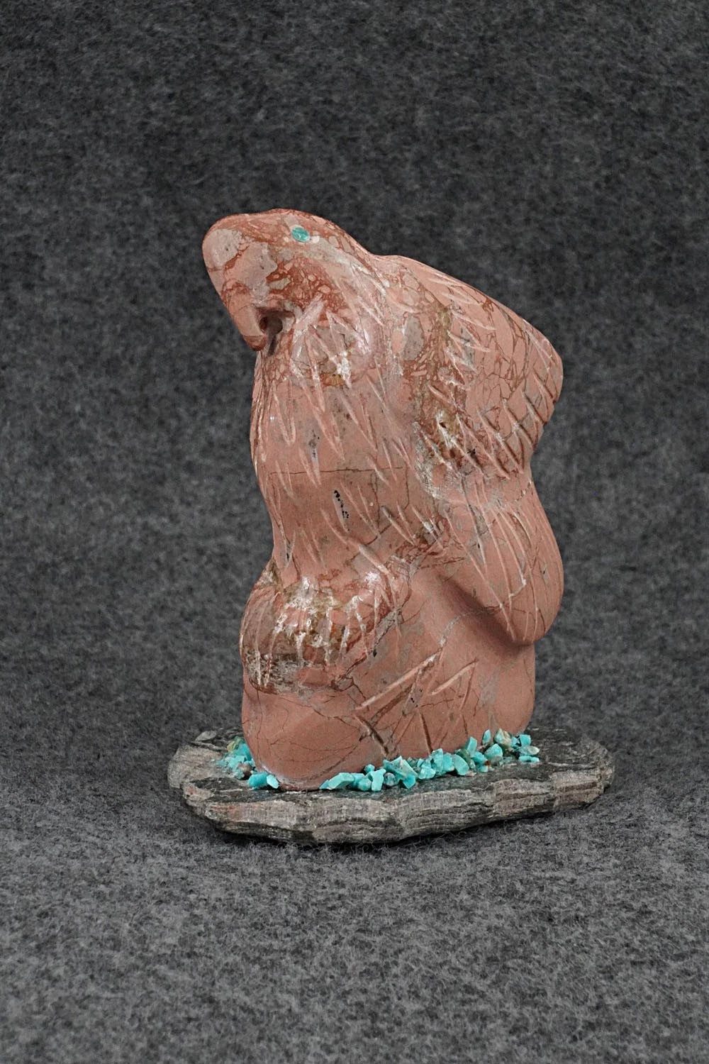 Eagle Zuni Fetish Carving - Daniel Chattin