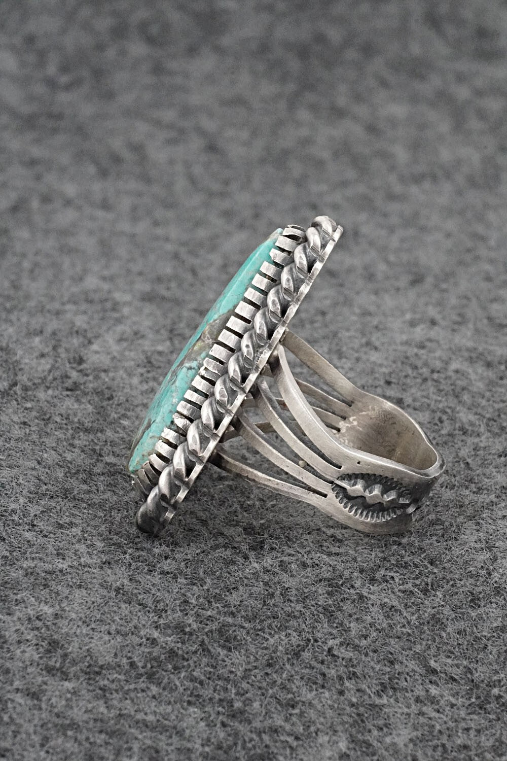 Turquoise & Sterling Silver Ring - Marita Benally - Size 9
