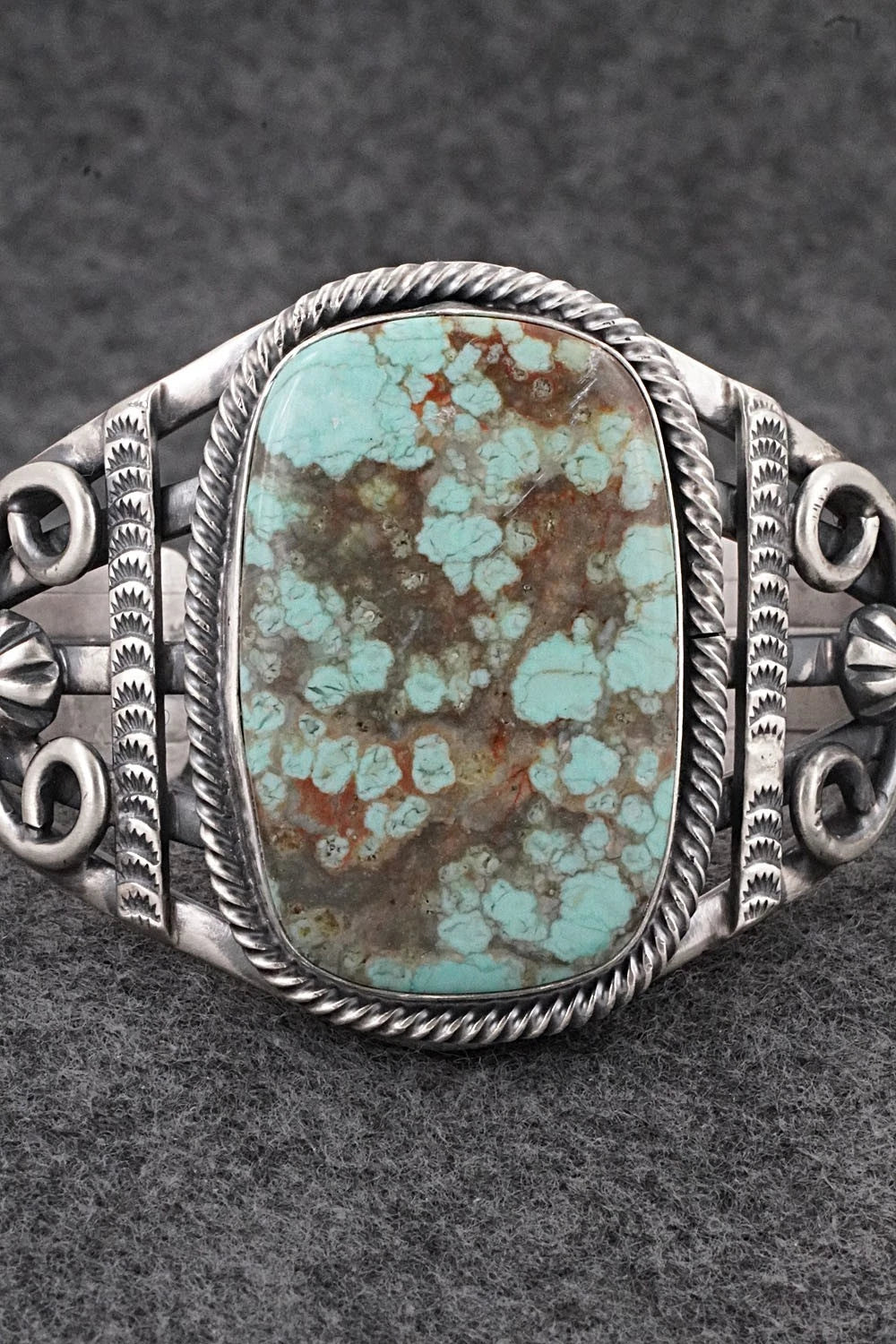 Turquoise & Sterling Silver Bracelet - Bobby Johnson